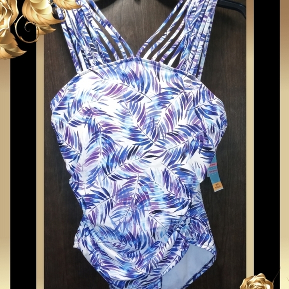 Swim Solutions Other - Swim Solutions Strappy One-Piece Swimsuit